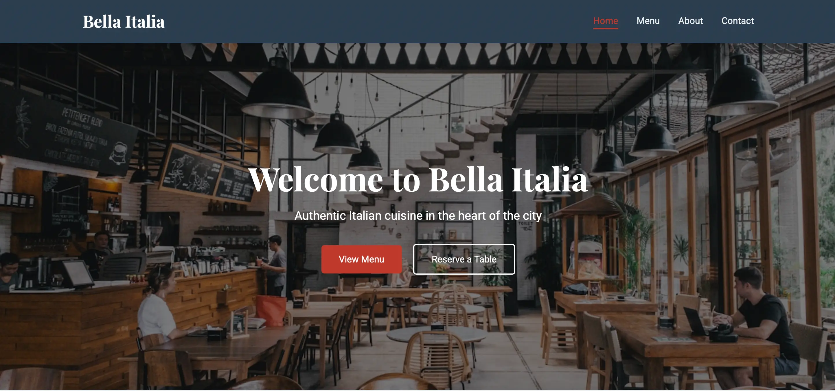 Restaurant Website Project